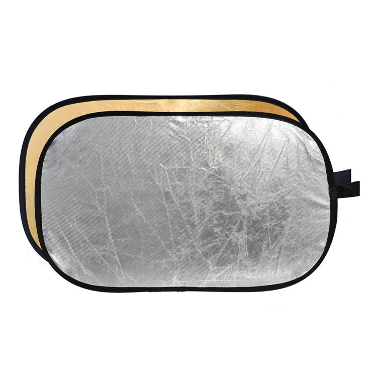 Godox FT01 2 in 1 Gold / Silver Oval Folding Reflector Board, Size: 90 x 120cm -  by Godox | Online Shopping UK | buy2fix