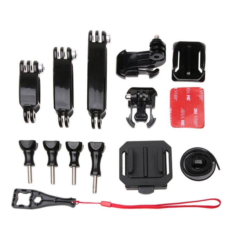Helmet Front Mount Bundle Set for GoPro Hero11 Black / HERO10 Black /9 Black /8 Black /7 /6 /5 /5 Session /4 Session /4 /3+ /3 /2 /1, DJI Osmo Action and Other Action Cameras - DJI & GoPro Accessories by buy2fix | Online Shopping UK | buy2fix