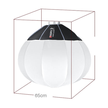 TRIOPO KQ65 65cm Foldable Lantern Softbox SpeedLite Flash Light Foldable Diffuser - Camera Accessories by TRIOPO | Online Shopping UK | buy2fix