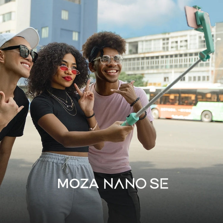 MOZA NANO SE Foldable Selfie Stick Handheld Gimbal Stabilizer for Smart Phone(Green) - Consumer Electronics by MOZA | Online Shopping UK | buy2fix