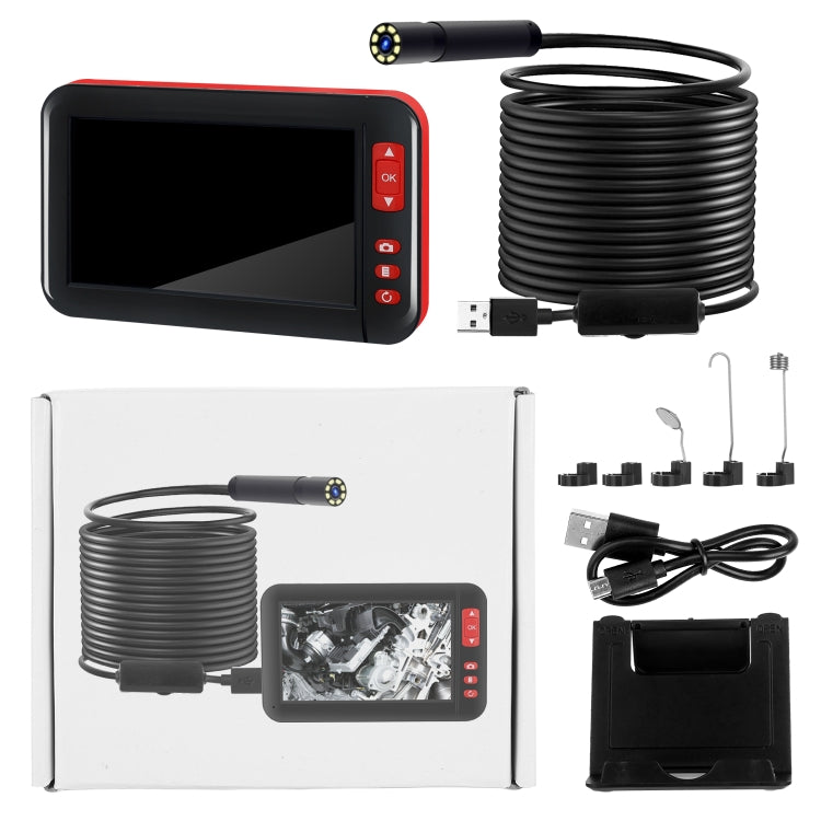 P20 4.3 Inch Screen Display HD1080P Inspection Endoscope with 8 LEDs, Length: 2m, Lens Diameter: 8mm, Hard Line -  by buy2fix | Online Shopping UK | buy2fix