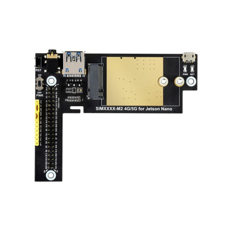 Waveshare SIM8202G-M2 5G Snapdragon X55 Multi Mode Multi Band 5G/4G/3G Module Expand Board for Jetson Nano, EU Plug - Modules Expansions Accessories by WAVESHARE | Online Shopping UK | buy2fix