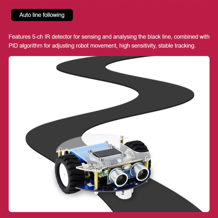 Waveshare PicoGo Mobile Robot, Based on Raspberry Pi Pico, Self Driving, Remote Control(US Plug) - Consumer Electronics by WAVESHARE | Online Shopping UK | buy2fix