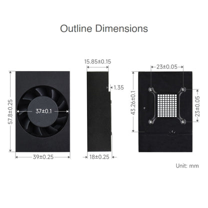 Waveshare Dedicated Cooling fan for Jetson TX2 NX - Other Accessories by WAVESHARE | Online Shopping UK | buy2fix