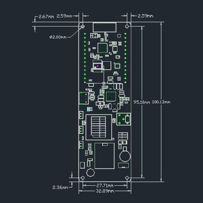 TTGO T-Beamv1.0 ESP32 Chipset Bluetooth WiFi Module 868MHz LoRa NEO-6M GPS Module with SMA Antenna, Original Version - Module by TTGO | Online Shopping UK | buy2fix