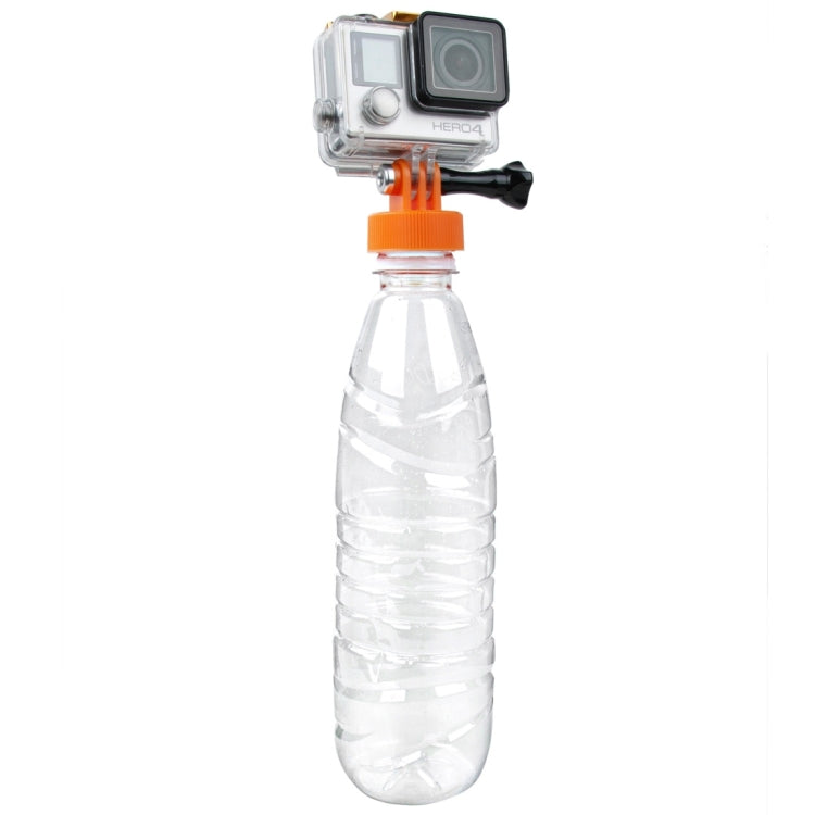 TMC HR383 Surfing Plastic Bottle Top Mount Tripod Adapter Holder for PULUZ Action Sports Cameras Jaws Flex Clamp Mount for GoPro Hero11 Black / HERO10 Black /9 Black /8 Black /7 /6 /5 /5 Session /4 Se ... her Action Cameras, Inner Diameter: 28.5mm(Orange) - DJI & GoPro Accessories by buy2fix | Online Shopping UK | buy2fix