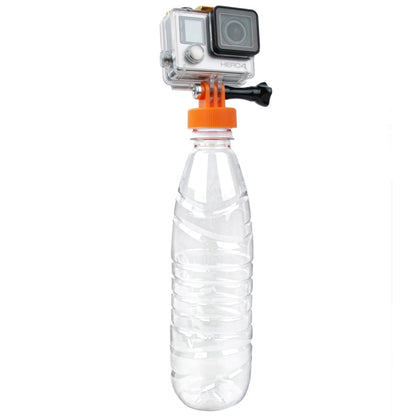 TMC HR383 Surfing Plastic Bottle Top Mount Tripod Adapter Holder for PULUZ Action Sports Cameras Jaws Flex Clamp Mount for GoPro Hero11 Black / HERO10 Black /9 Black /8 Black /7 /6 /5 /5 Session /4 Se ... her Action Cameras, Inner Diameter: 28.5mm(Orange) - DJI & GoPro Accessories by buy2fix | Online Shopping UK | buy2fix