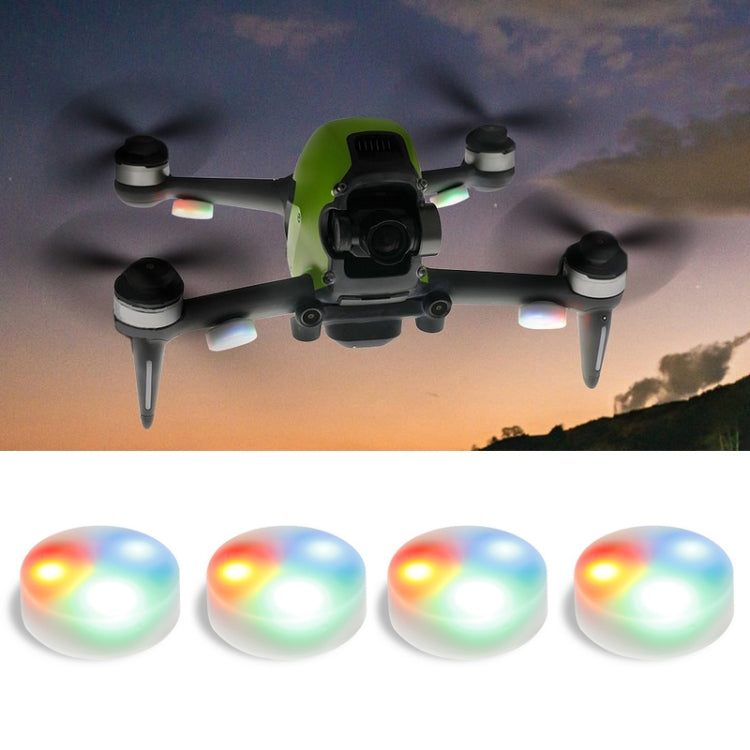 RCSTQ 4 PCS Three-Color Strobe LED Light Night Light Flashing Light for DJI FPV - DJI & GoPro Accessories by RCSTQ | Online Shopping UK | buy2fix