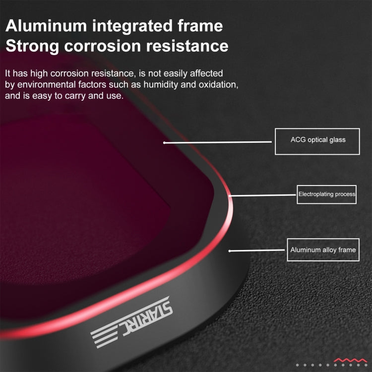 For DJI OSMO Pocket 3 STARTRC 6 in 1 ND8 + ND16 + ND32 + ND64 + ND256 + CPL Lens Filter Set - Lens Accessories by STARTRC | Online Shopping UK | buy2fix