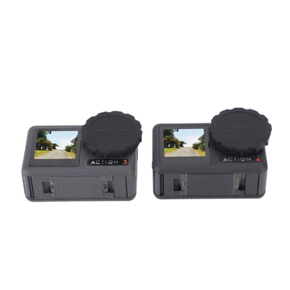 For DJI Osmo Action 5 Pro / 4 / 3 Sunnylife 2pcs Silicone Lens Cap (Black) - Other by Sunnylife | Online Shopping UK | buy2fix