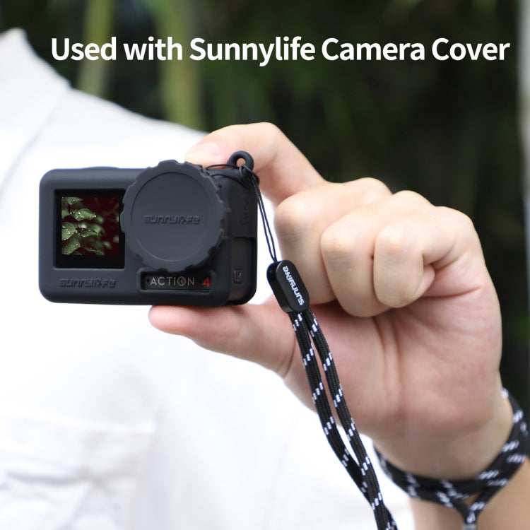 For DJI Osmo Action 5 Pro / 4 / 3 Sunnylife 2pcs Silicone Lens Cap (Black) - Other by Sunnylife | Online Shopping UK | buy2fix