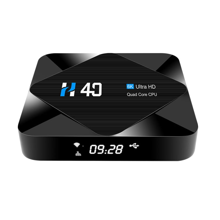 H40 4K Ultra HD Smart TV BOX Android 10.0 Media Player with Remote Control, Quad-core, RAM: 4GB, ROM: 64GB(US Plug) - Amlogic S905 by buy2fix | Online Shopping UK | buy2fix