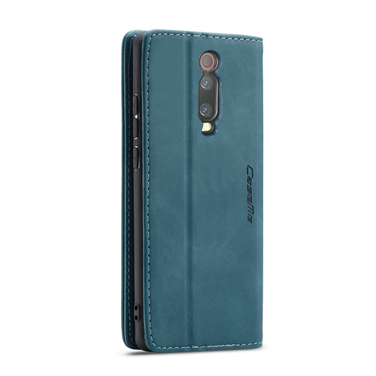 CaseMe-013 Multi-functional Retro Frosted Horizontal Flip Leather Case with Card Slot & Holder & Wallet For Xiaomi Mi 9T Pro / Redmi K20 Pro / Xiaomi Mi 9T / Redmi K20(Blue) - Xiaomi Accessories by CaseMe | Online Shopping UK | buy2fix