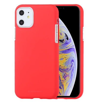 GOOSPERY SOFE FEELING TPU Shockproof and Scratch Case for iPhone 11(Red) - iPhone 11 Cases by GOOSPERY | Online Shopping UK | buy2fix