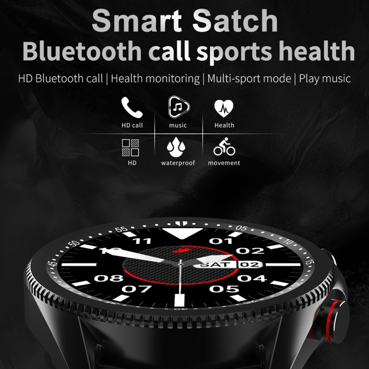 M98 1.28 inch IPS Color Screen IP67 Waterproof Smart Watch, Support Sleep Monitor / Heart Rate Monitor / Bluetooth Call, Style:Steel Strap(Silver) - Smart Wear by buy2fix | Online Shopping UK | buy2fix