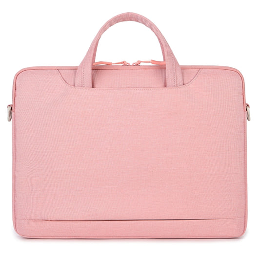 For 13.3-14 inch Laptop Multi-function Laptop Single Shoulder Bag Handbag(Pink) - Computer & Networking by buy2fix | Online Shopping UK | buy2fix