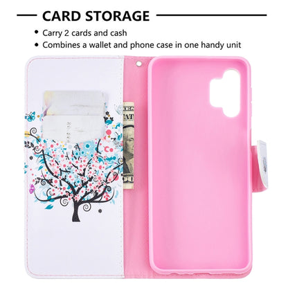 For Samsung Galaxy A32 5G Colored Drawing Pattern Horizontal Flip Leather Case with Holder & Card Slots & Wallet(Tree) - Samsung Accessories by buy2fix | Online Shopping UK | buy2fix