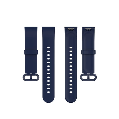 For Xiaomi Mi Watch Lite / Redmi Watch Silicone Watch Band, Size: One Size(Navy Blue) - Smart Wear by buy2fix | Online Shopping UK | buy2fix