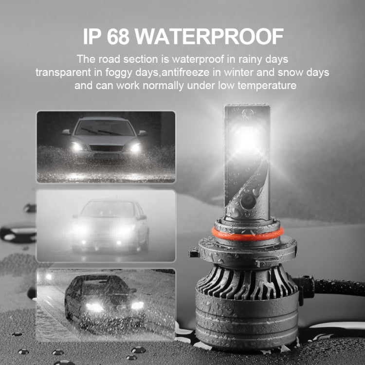 P1 HB3 / 9005 / H10 2 PCS DC9-36V / 30W / 6000K / 10000LM IP68 Waterproof Car LED Headlight(Cold White Light) - In Car by buy2fix | Online Shopping UK | buy2fix