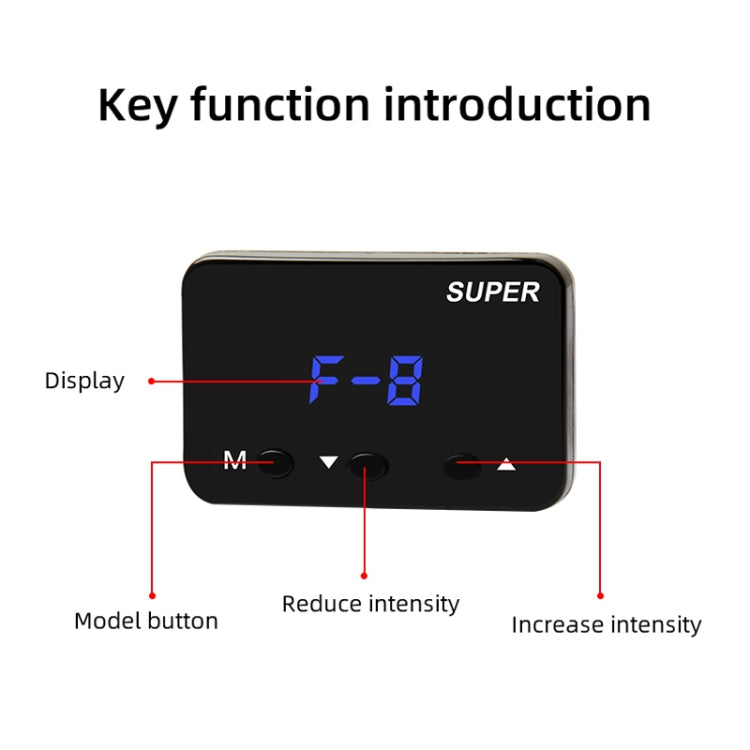 For Jeep Wrangler JL 2018-2020 Car Potent Booster Electronic Throttle Controller - In Car by buy2fix | Online Shopping UK | buy2fix