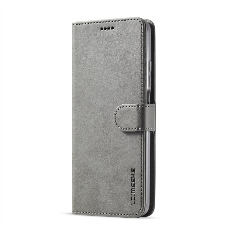 For Xiaomi Redmi Note 10 / Note 10S LC.IMEEKE Calf Texture Horizontal Flip Leather Case with Holder & Card Slots & Wallet(Grey) - Xiaomi Cases by LC.IMEEKE | Online Shopping UK | buy2fix