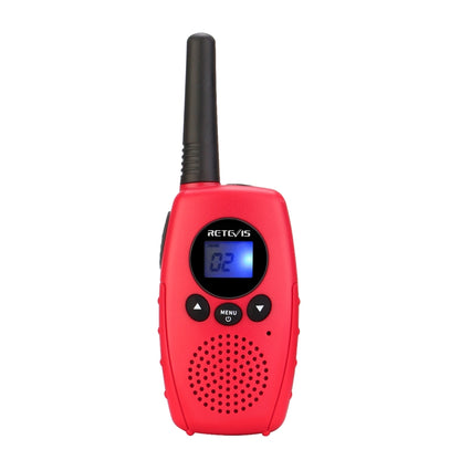 1 Pair RETEVIS RT628B 0.5W EU Frequency 446MHz 3CHS Simple Handheld Children Walkie Talkie(Red) - Consumer Electronics by RETEVIS | Online Shopping UK | buy2fix