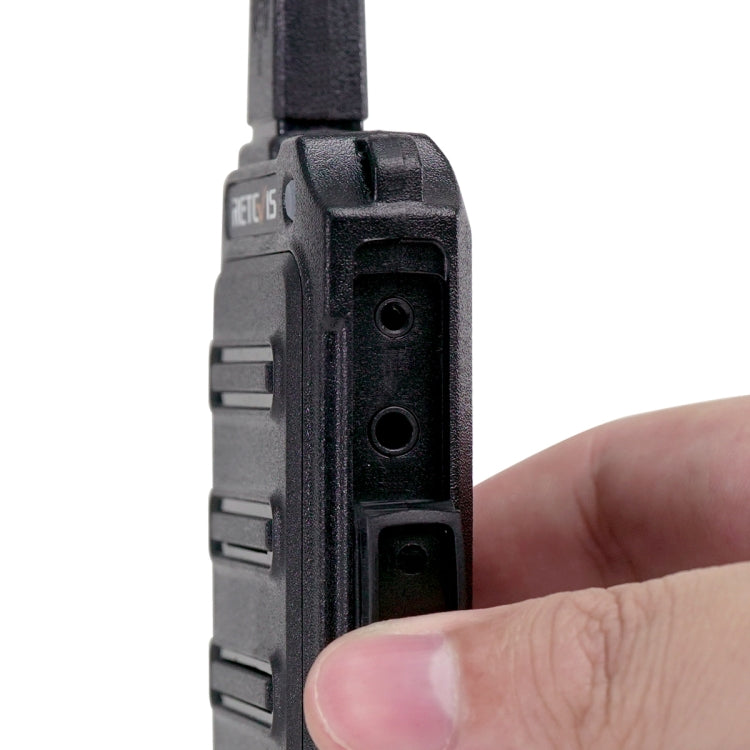 1 Pair RETEVIS RT19 22CHS FRS Two Way Radio Handheld Walkie Talkie, US Plug(Black) - Handheld Walkie Talkie by RETEVIS | Online Shopping UK | buy2fix