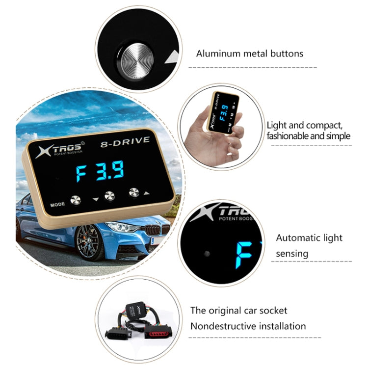 For Volkswagen Passat 2006- TROS 8-Drive Potent Booster Electronic Throttle Controller Speed Booster - In Car by TROS | Online Shopping UK | buy2fix