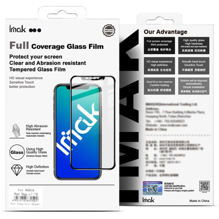 For Xiaomi Redmi Note 10s IMAK 9H Surface Hardness Full Screen Tempered Glass Film Pro+ Series -  by imak | Online Shopping UK | buy2fix