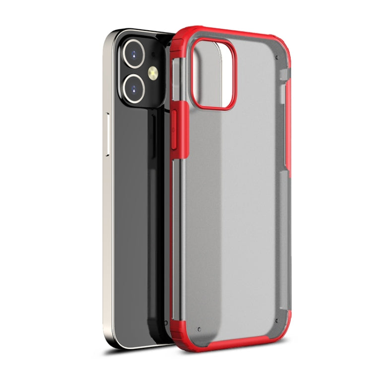 For iPhone 11 Shockproof Ultra-thin Frosted TPU + PC Protective Case (Red) - iPhone 11 Cases by WK | Online Shopping UK | buy2fix