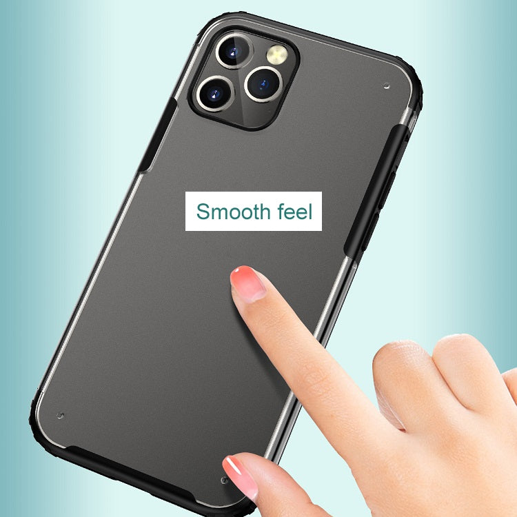 For iPhone 11 Shockproof Ultra-thin Frosted TPU + PC Protective Case (Black) - iPhone 11 Cases by WK | Online Shopping UK | buy2fix