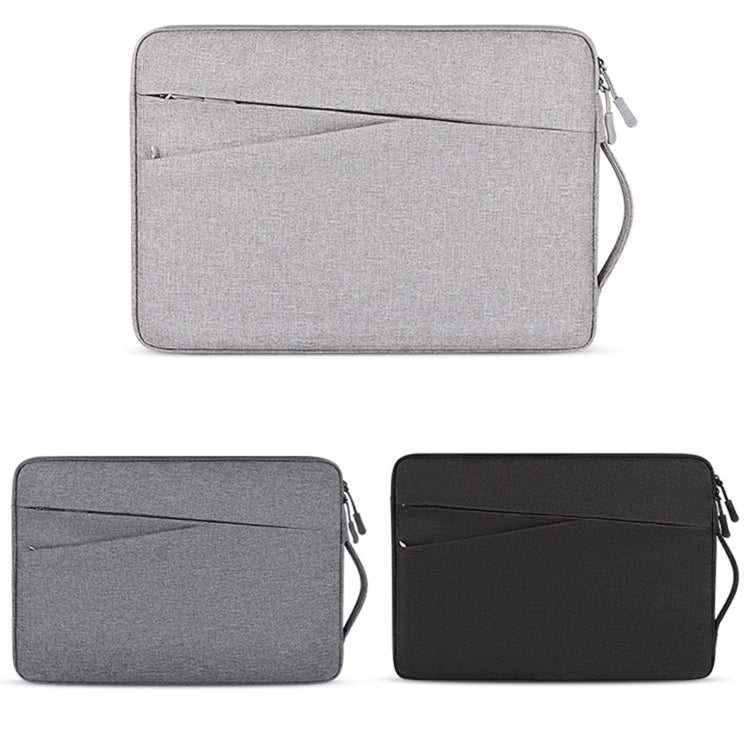 ND01DS Polyester Notebook Laptop Liner Bag with Small Bag, Size:13.3 inch(Hemp Grey) - 13.3 inch by buy2fix | Online Shopping UK | buy2fix