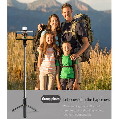 Q03S Fill Light Bluetooth Selfie Stick Tripod Mobile Phone Holder(White) - Consumer Electronics by buy2fix | Online Shopping UK | buy2fix