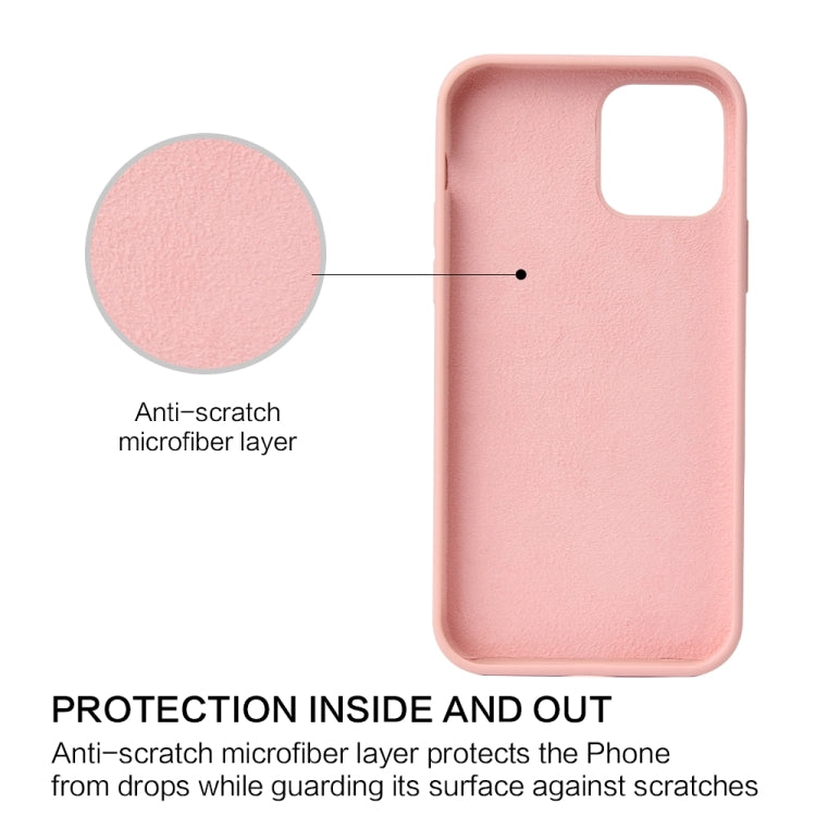 For iPhone 13 mini Solid Color Liquid Silicone Shockproof Protective Case (Carmine) - iPhone 13 mini Cases by buy2fix | Online Shopping UK | buy2fix