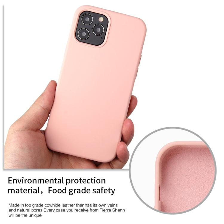 For iPhone 13 mini Solid Color Liquid Silicone Shockproof Protective Case (Carmine) - iPhone 13 mini Cases by buy2fix | Online Shopping UK | buy2fix