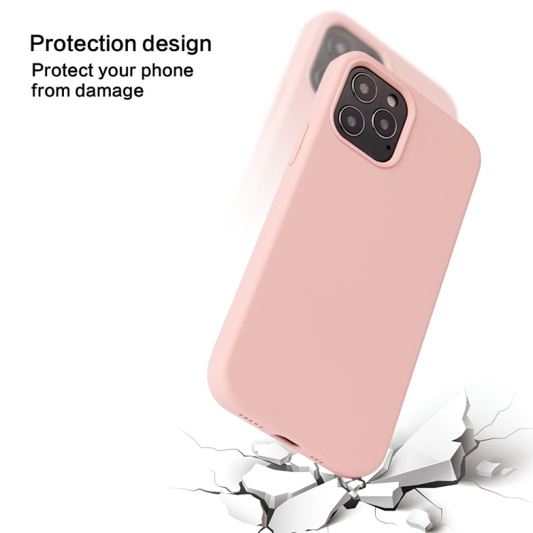 For iPhone 13 Pro Solid Color Liquid Silicone Shockproof Protective Case (Diamond Blue) - iPhone 13 Pro Cases by buy2fix | Online Shopping UK | buy2fix