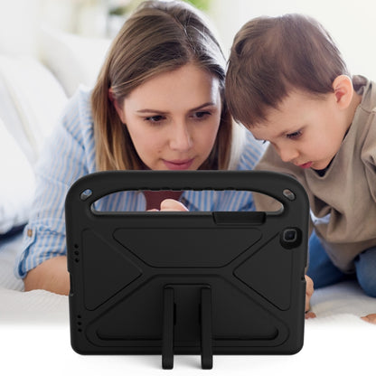 For Samsung Galaxy Tab A 8.0 2019 SM-T290 / SM-T295 Handle Portable EVA Shockproof Anti Falling Protective Case with Triangle Holder(Black) - Other Galaxy Tab PC by buy2fix | Online Shopping UK | buy2fix