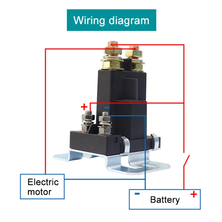 500A Motor Preheating Isolator Switching Power Supply Start Relay, Style:12V Start Type - In Car by buy2fix | Online Shopping UK | buy2fix