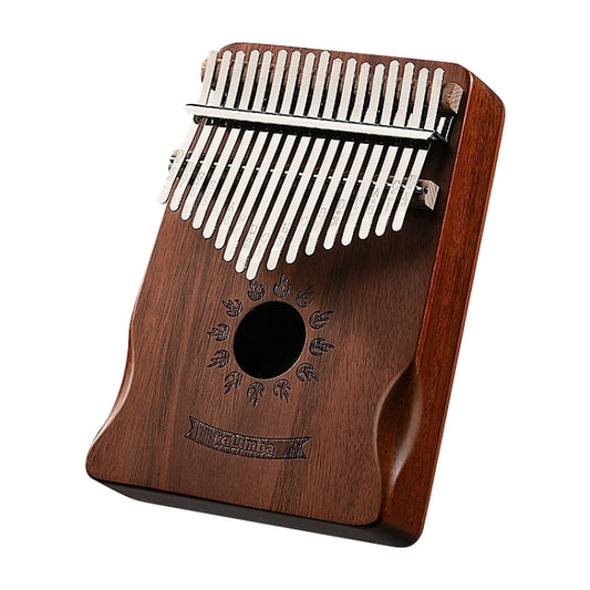 17 Tone Acacia Wood Thumb Piano Kalimba Musical Instruments(Coffee-Sun) - Keyboard Instruments by buy2fix | Online Shopping UK | buy2fix