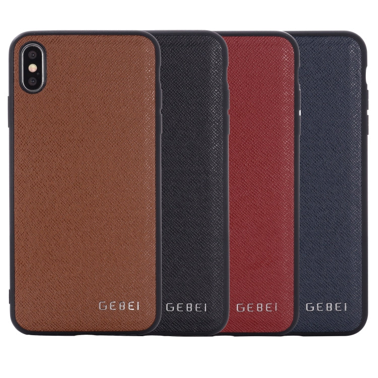 For iPhone 11 Pro GEBEI Full-coverage Shockproof Leather Protective Case(Black) - iPhone 11 Pro Cases by GEBEI | Online Shopping UK | buy2fix