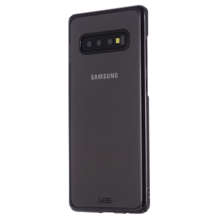 For Galaxy S10e GEBEI Shockproof  Plating PC Protective Case(Black) - Galaxy Phone Cases by GEBEI | Online Shopping UK | buy2fix