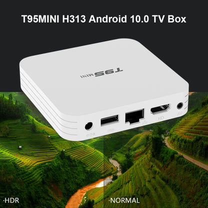 T95MINI 4K HD Network TV Set Top Box, Android 10.0, Allwinner H313 Quad Core 64-bit Cortex-A53, 1GB + 8GB, Support 2.4G WiFi, HDMI, AV, LAN, USB 2.0, EU Plug - Consumer Electronics by buy2fix | Online Shopping UK | buy2fix