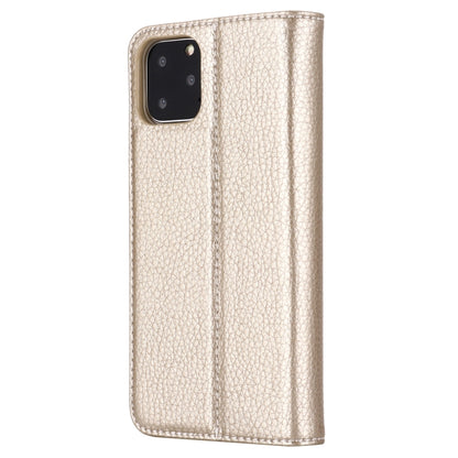 For iPhone 11 Pro GEBEI PU+TPU Horizontal Flip Protective Case with Holder & Card Slots(Gold) - iPhone 11 Pro Cases by GEBEI | Online Shopping UK | buy2fix