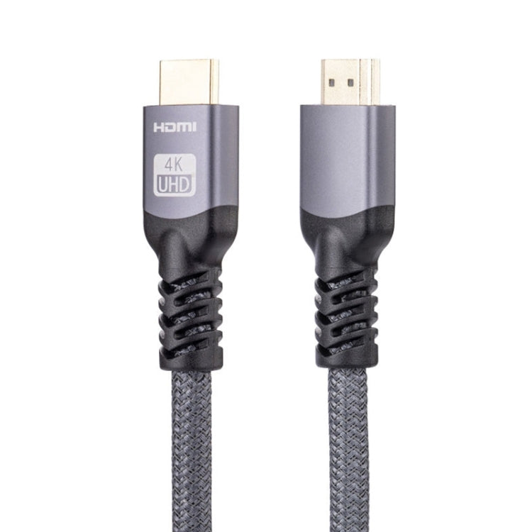 HDMI 2.0 Male to HDMI 2.0 Male 4K Ultra-HD Braided Adapter Cable, Cable Length:1.5m(Grey) - Cable by buy2fix | Online Shopping UK | buy2fix