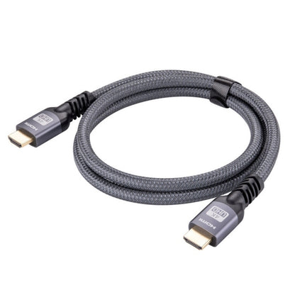 HDMI 2.0 Male to HDMI 2.0 Male 4K Ultra-HD Braided Adapter Cable, Cable Length:2m(Grey) - Cable by buy2fix | Online Shopping UK | buy2fix