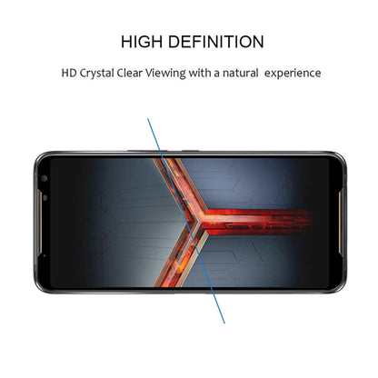 For Asus ROG Phone II ZS660KL Full Glue Full Cover Screen Protector Tempered Glass Film - Mobile Accessories by buy2fix | Online Shopping UK | buy2fix