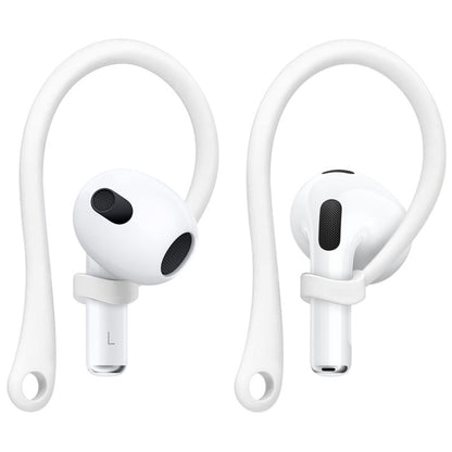 1 Pair imak Wireless Earphones Silicone Anti-lost Lanyard Ear Hook For AirPods 3(White) - Apple Accessories by imak | Online Shopping UK | buy2fix