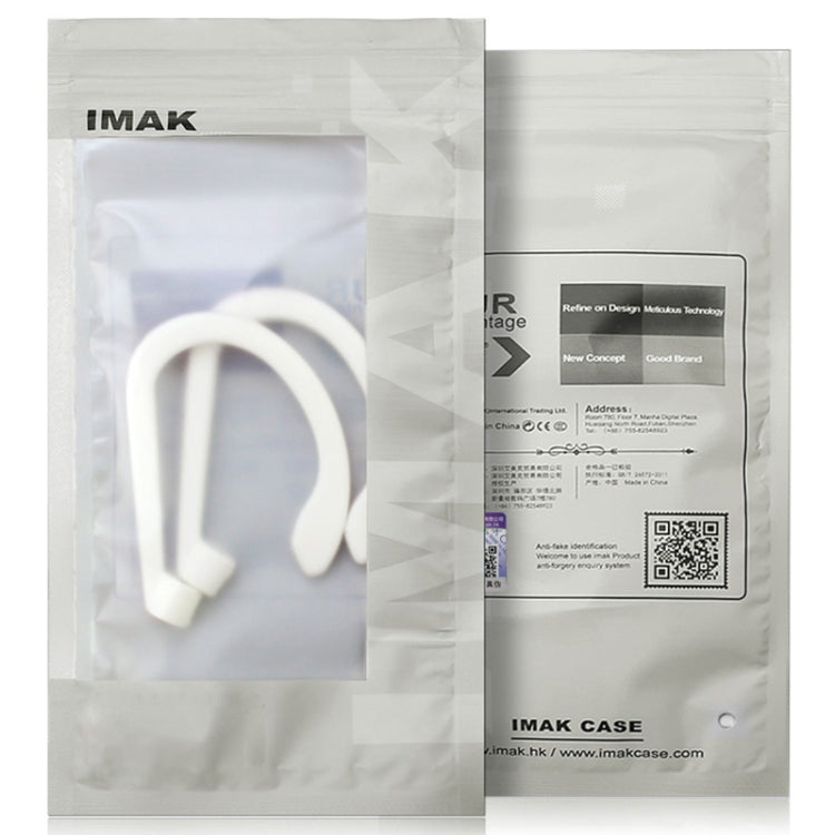 1 Pair imak Wireless Earphones Silicone Anti-lost Lanyard Ear Hook For AirPods 3(White) - Apple Accessories by imak | Online Shopping UK | buy2fix