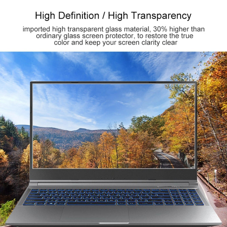 Laptop Screen HD Tempered Glass Protective Film For MECHREVO S2 14 inch - Computer & Networking by buy2fix | Online Shopping UK | buy2fix