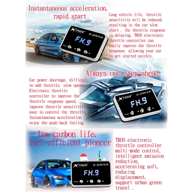 For Proton Iriz TROS TS-6Drive Potent Booster Electronic Throttle Controller - In Car by TROS | Online Shopping UK | buy2fix